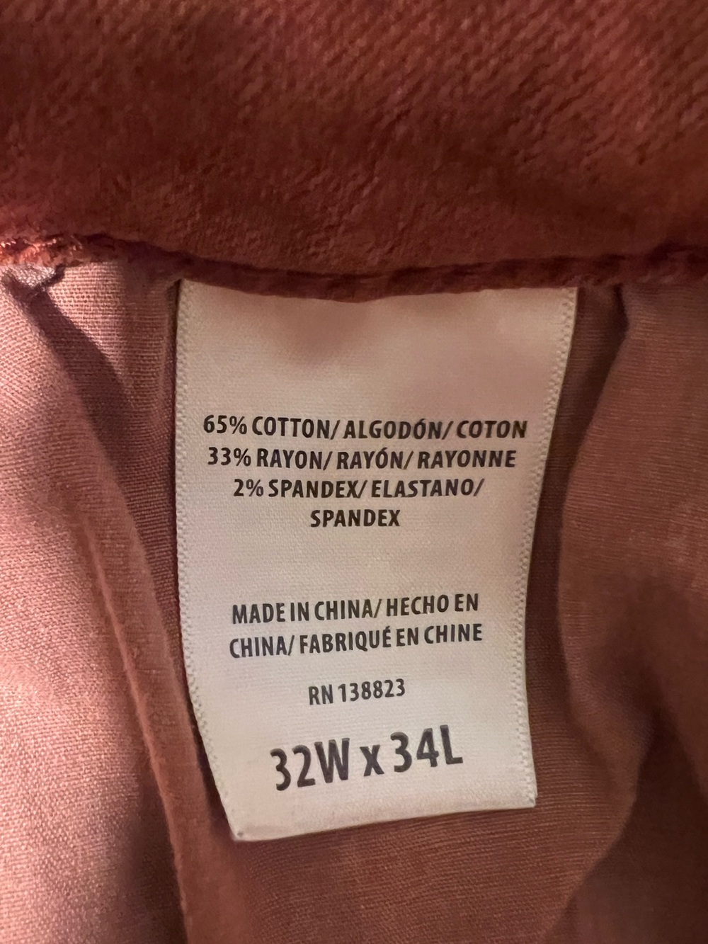 Shyanne-Women's High Rise Super Flare Jeans Rust Bell Bottoms 32x34 - Picture 9 of 11